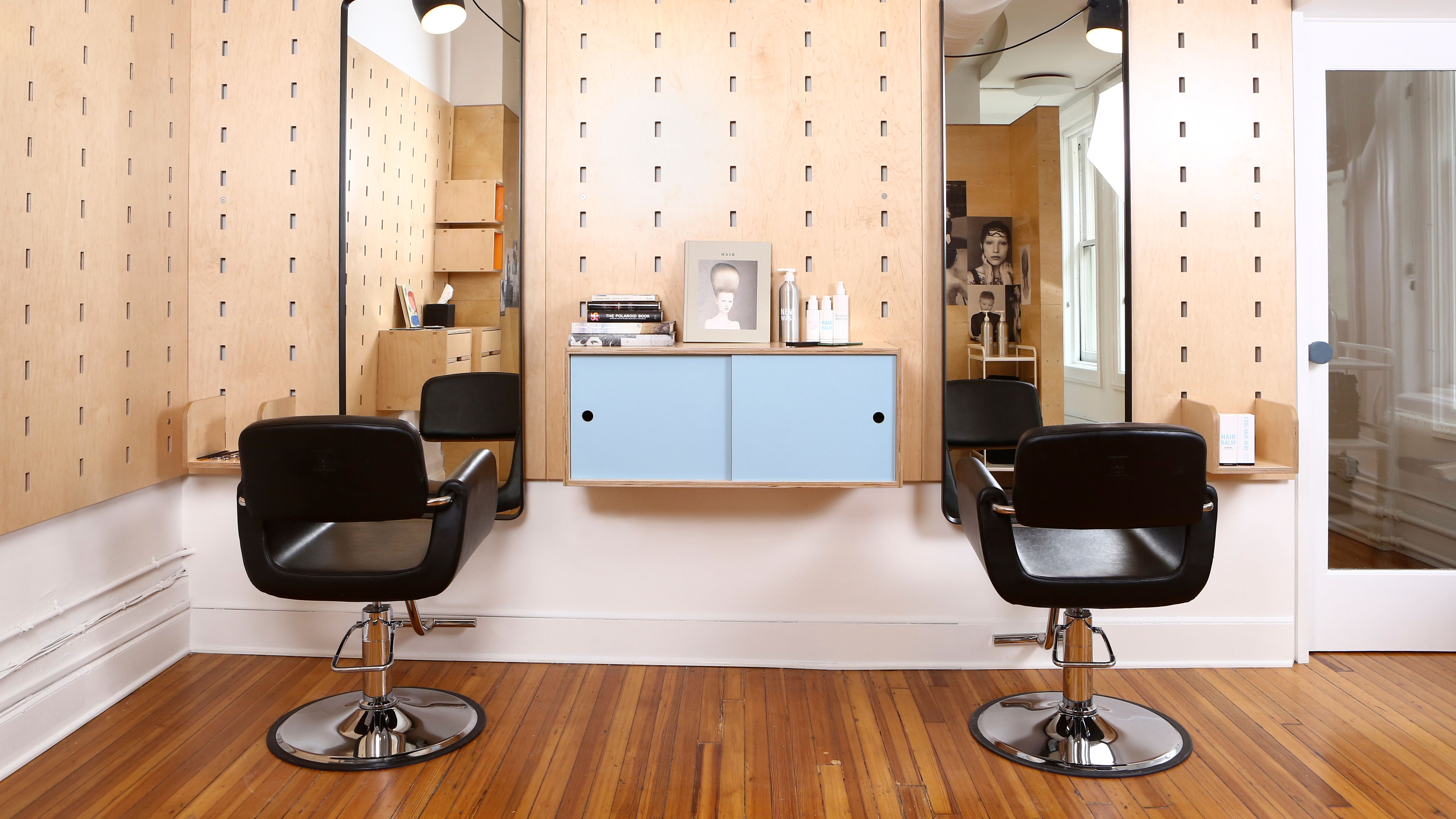 Modern beauty and wellness salon interior